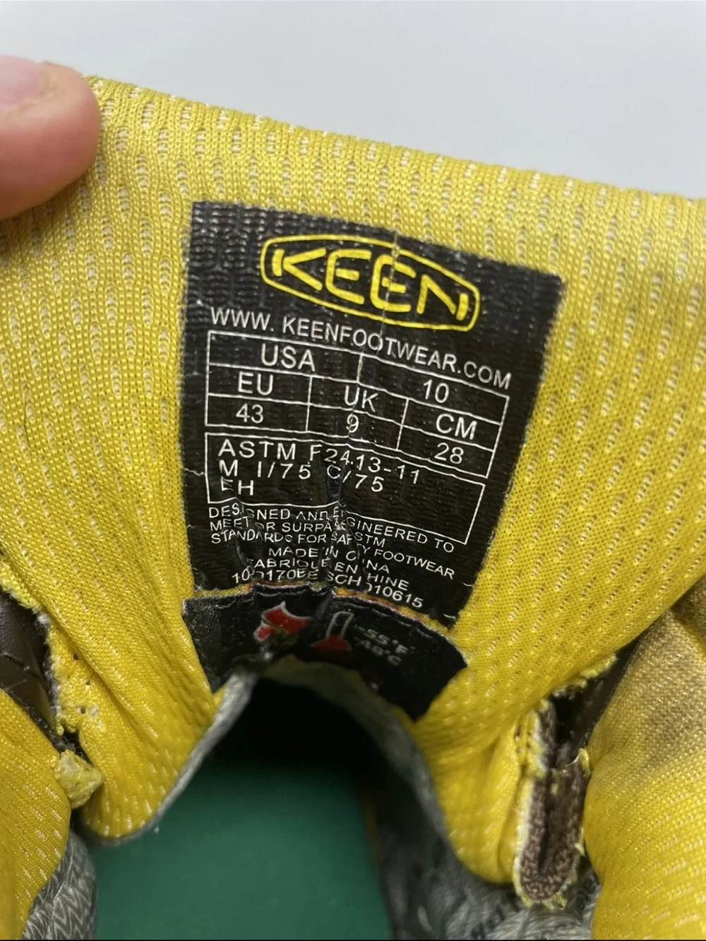 Keen Sheridan Composite toe boots mens size 10 keen dry workwear